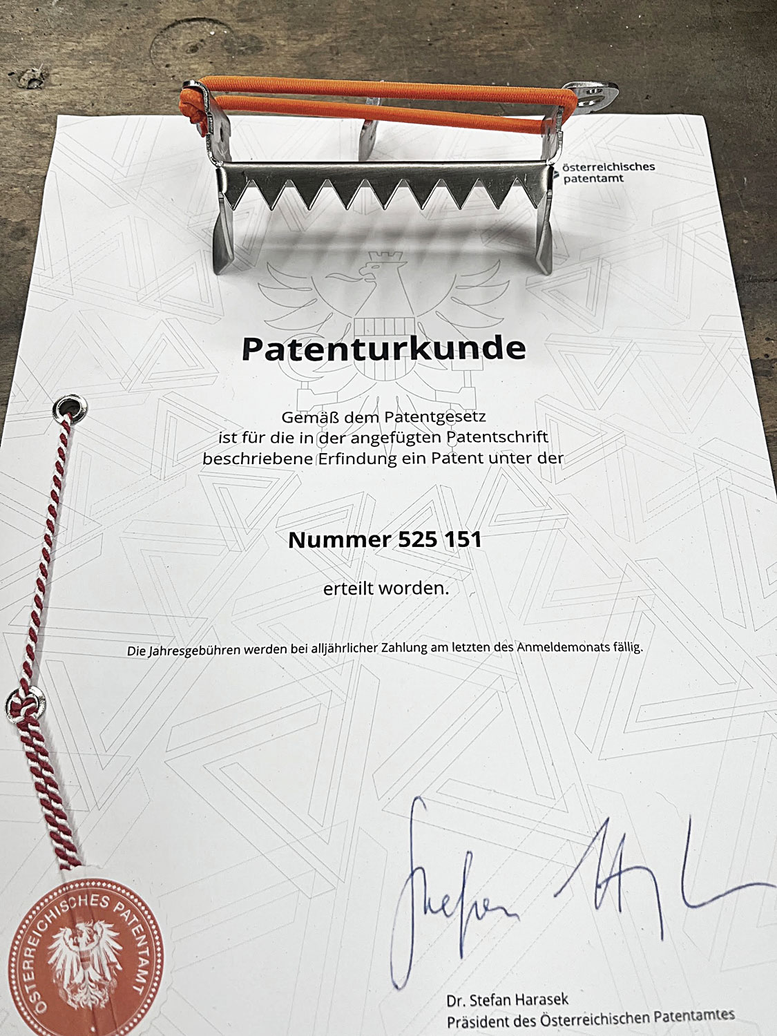 Patent Steigkralle